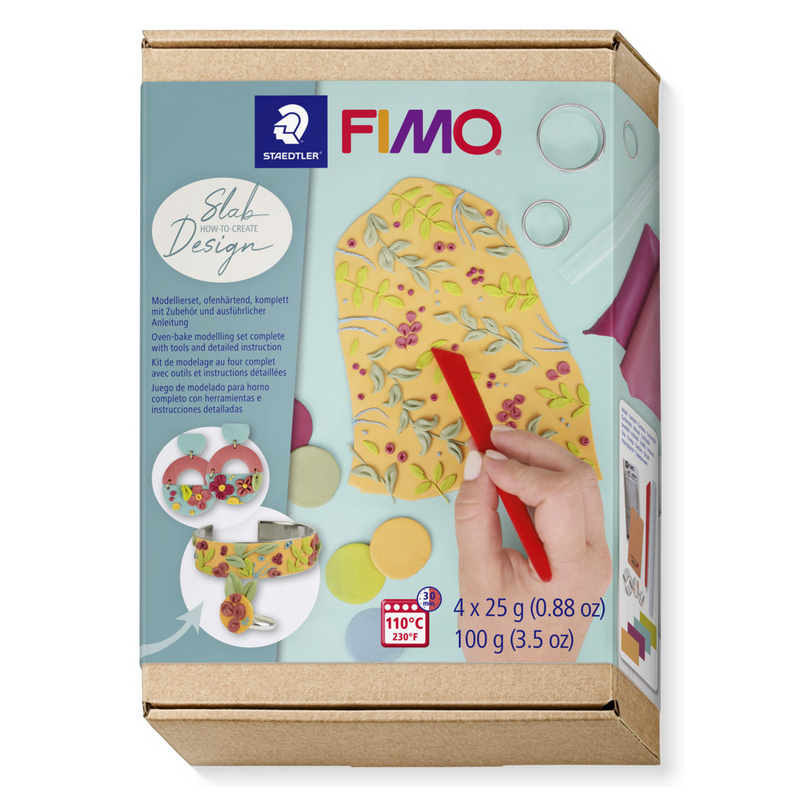 Staedtler fimo soft - set slab how to create design