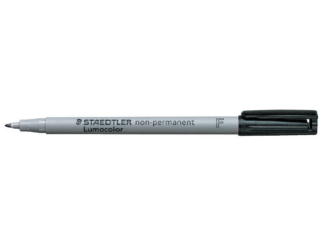 Staedtler lumocolor zwart F non-permanent