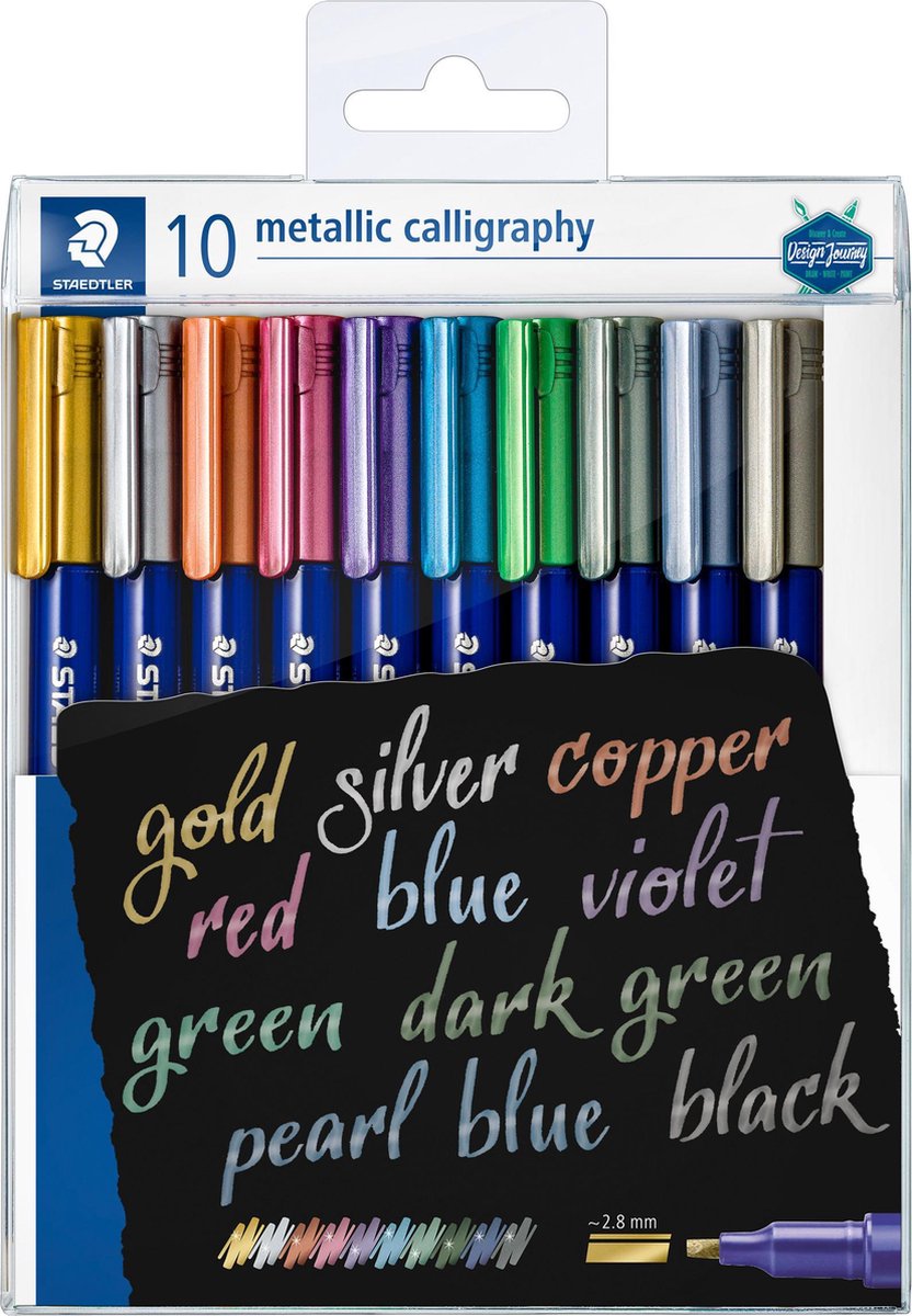 Staedtler metallic calligraphy - set 10