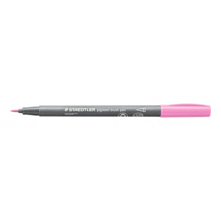 Staedtler pigment brush pen - 208 rosé pink