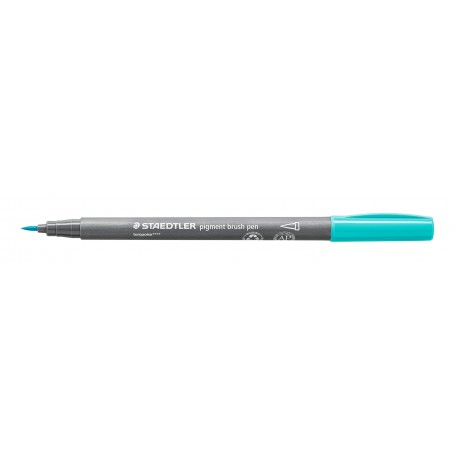 Staedtler pigment brush pen - 35 turquoise