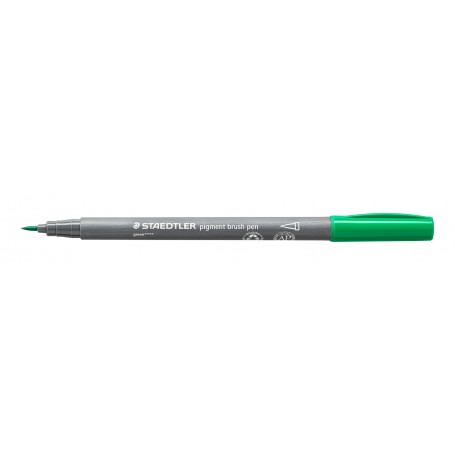 Staedtler pigment brush pen - 5 green