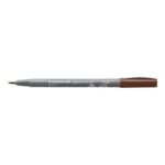 Staedtler pigment brush pen - 76 brown