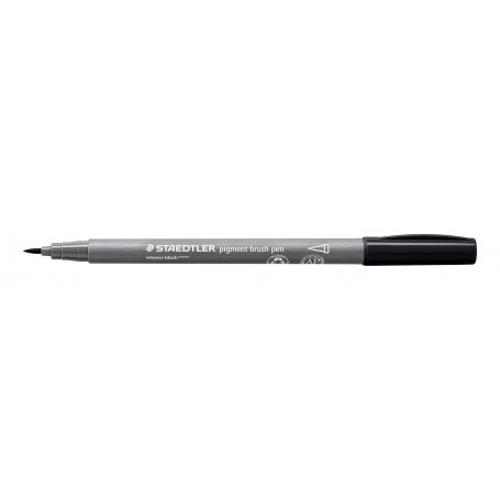 Staedtler pigment brush pen - 99 intense black