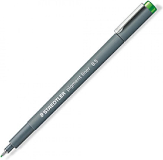 Staedtler pigment liner 0.5 groen