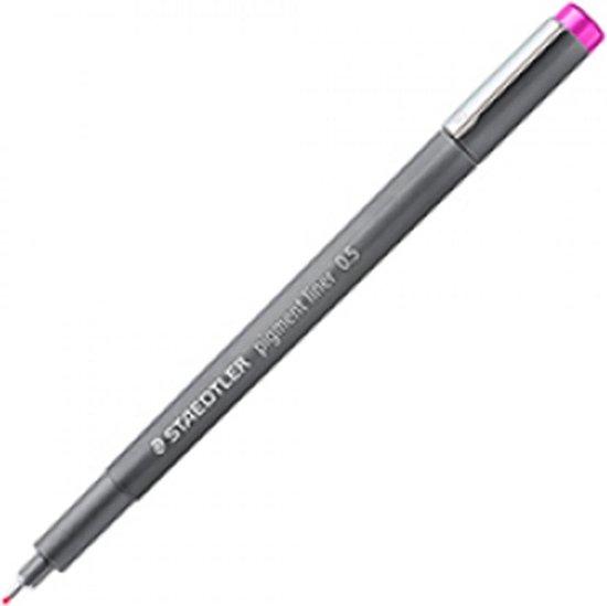 Staedtler pigment liner 0.5 roze