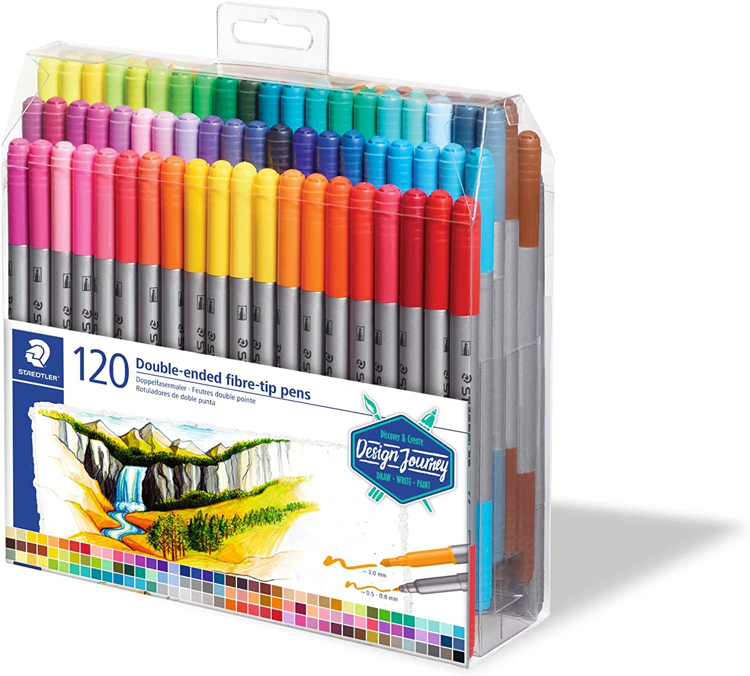 Staedtler twin-tip stift set 120