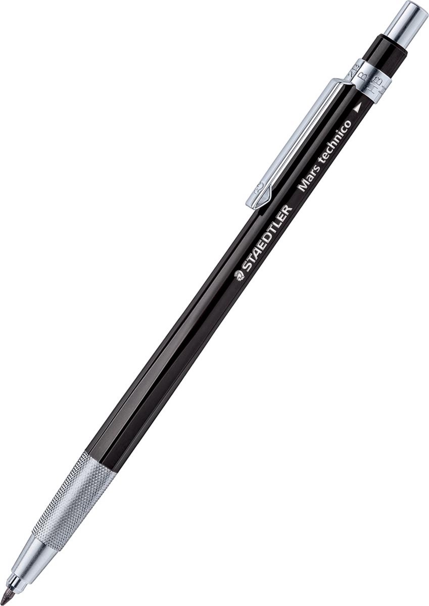 Staedtler vulpotlood technico zwart 2mm
