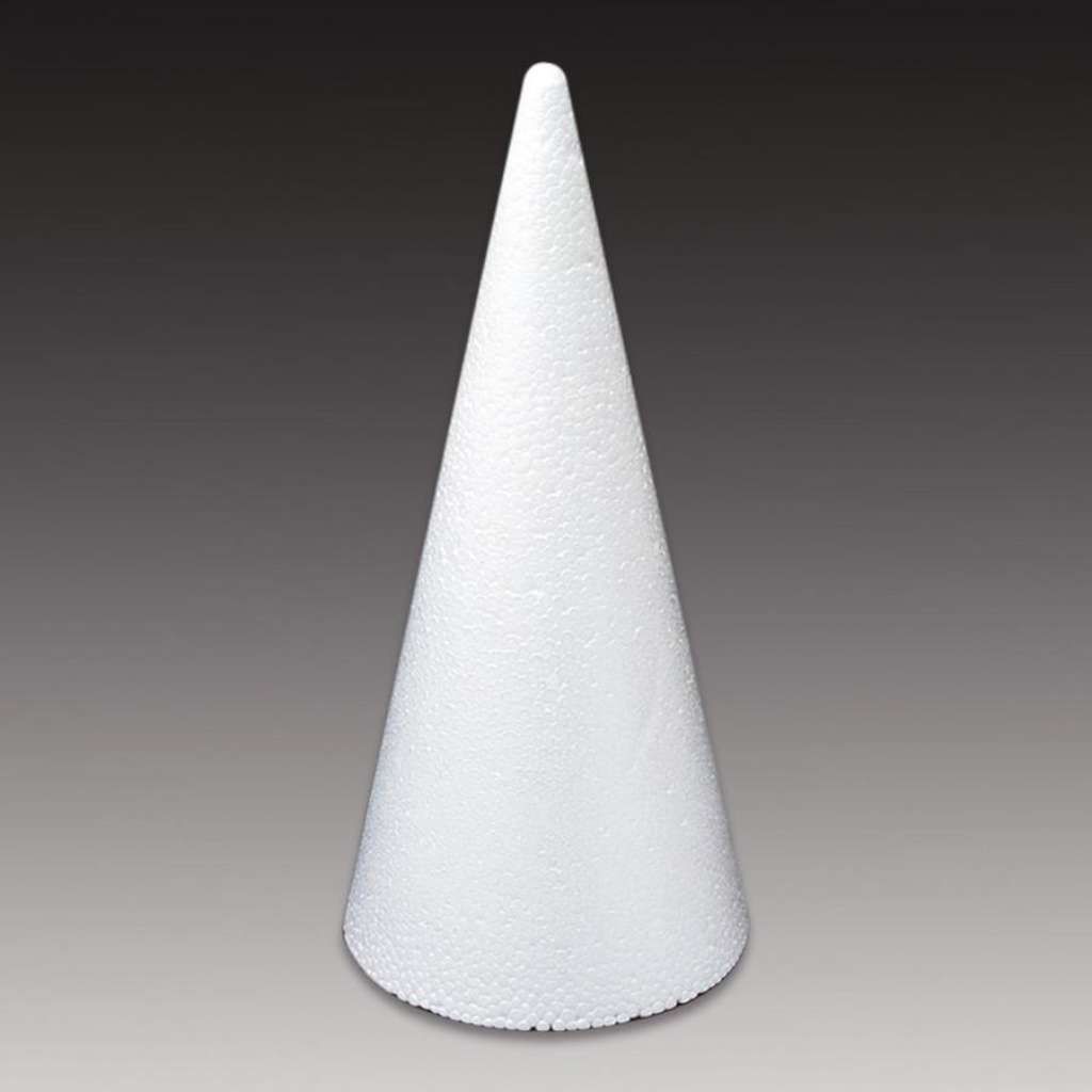 Styropor kegel 9cm doorsnede bodem piepschuim