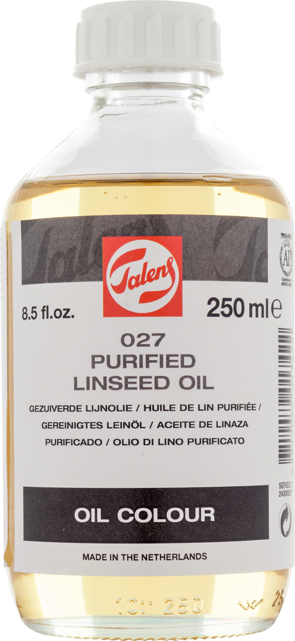 Talens Purified lineseed oil 250ml