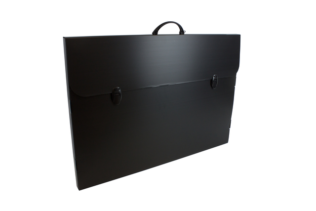 Tekenkoffer 56.5x36.5x5cm zwart