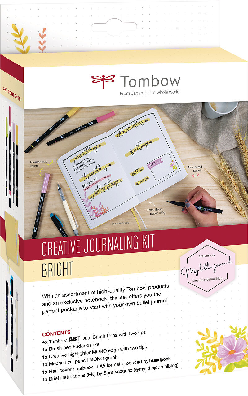 Tombow Creative journaling kit - Bright