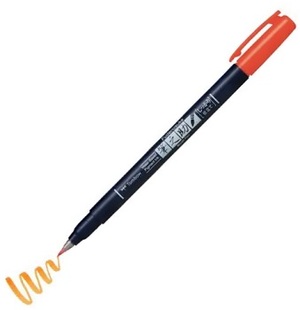 Tombow fudenosuke WS-BH 28 oranje