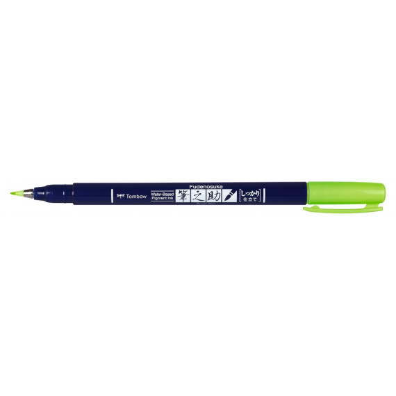 Tombow fudenosuke WS-BH 92 fluor groen