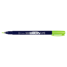 Tombow fudenosuke WS-BH 92 fluor groen