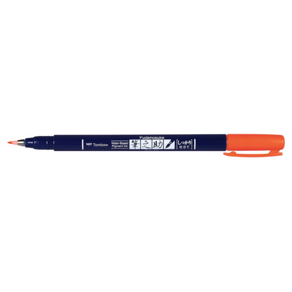 Tombow fudenosuke WS-BH 94 fluor rood