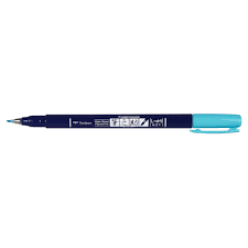 Tombow fudenosuke WS-BH 96 fluor blauw