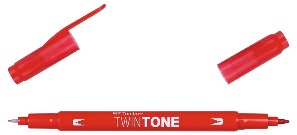 Tombow TwinTone - 25 red