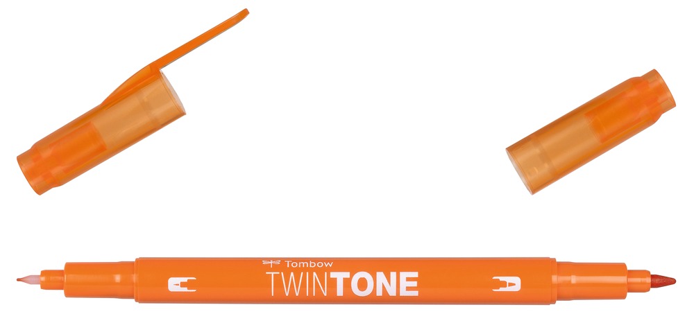 Tombow TwinTone - 28 orange