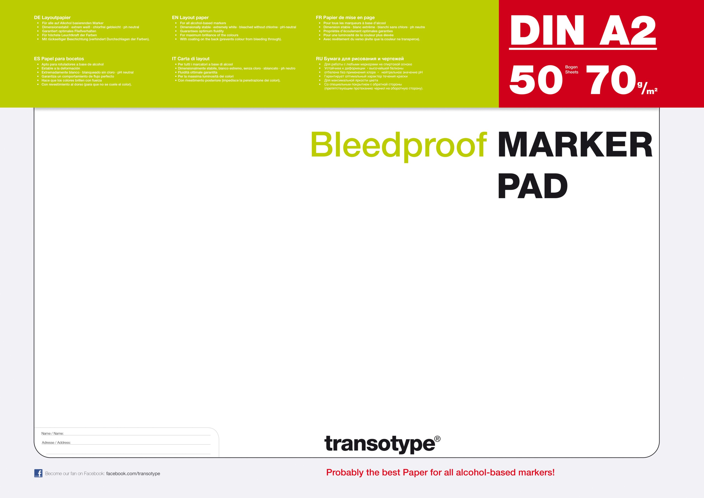 Transotype marker blok A2