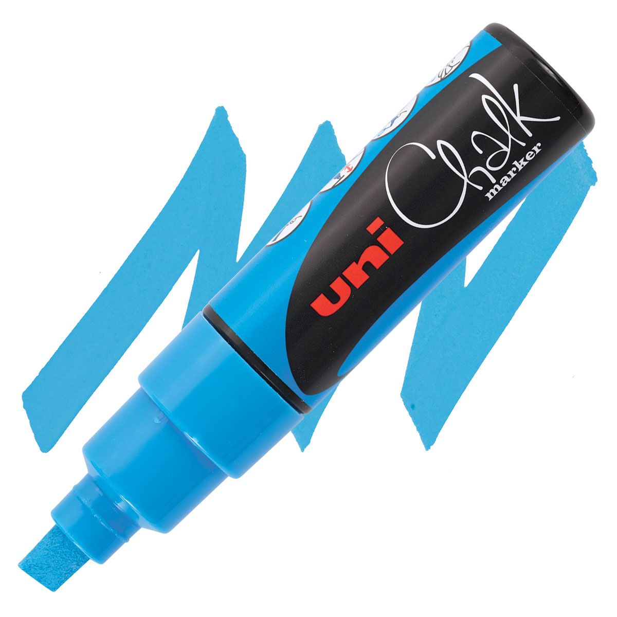 Uni-ball chalk krijtmarker met schuine punt breed