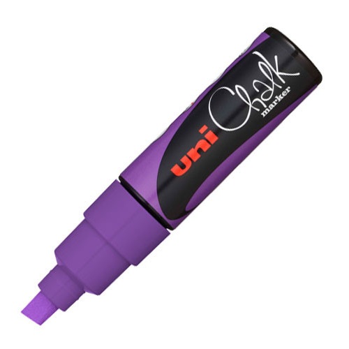 Uni-ball chalk krijtmarker met schuine punt breed
