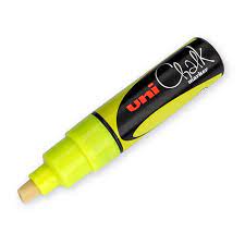 Uni-ball chalk krijtmarker met schuine punt breed