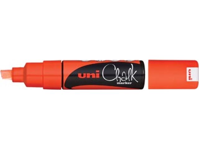 Uni-ball chalk krijtmarker met schuine punt breed