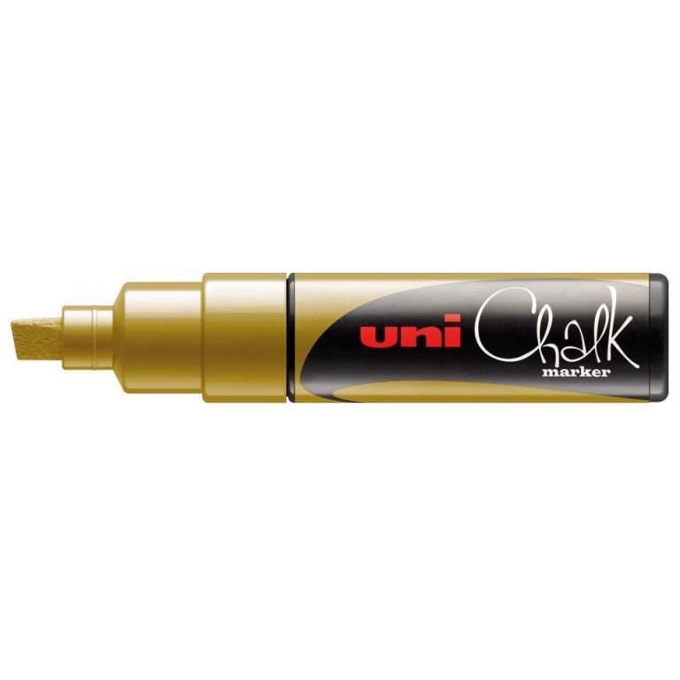 Uni-ball chalk krijtmarker met schuine punt breed