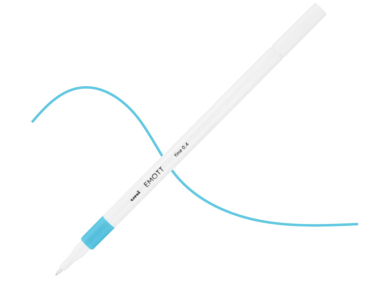 UNI Emott fineliner 0.4 - 8 licht blauw