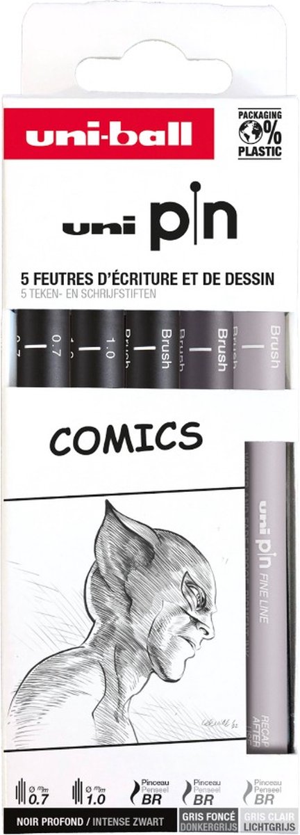 Uni Pin - comics set 5