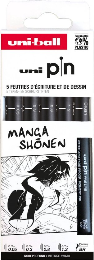 Uni Pin - manga shönen set 5