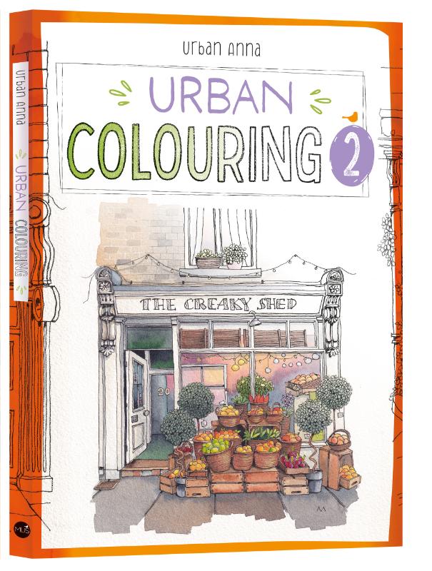 Urban coloring kleurboek 2, Urban Anna