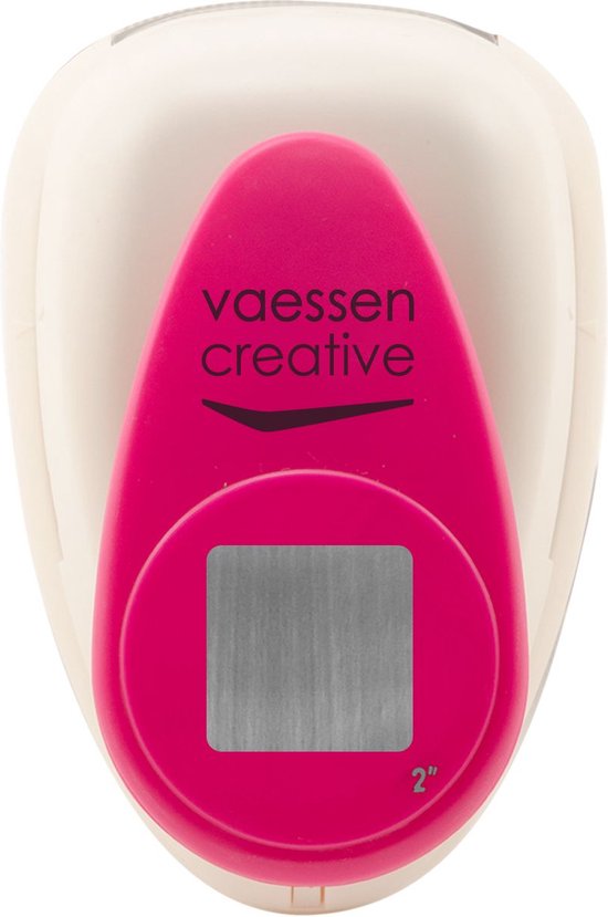 Vaessen Creative Jumbo pons – 3.5cm vierkant met ronde hoeken