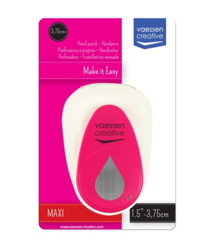 Vaessen Creative Maxi pons - druppel 3,75cm