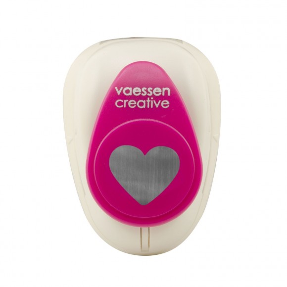 Vaessen Creative Medium pons - hartje 2.5cm