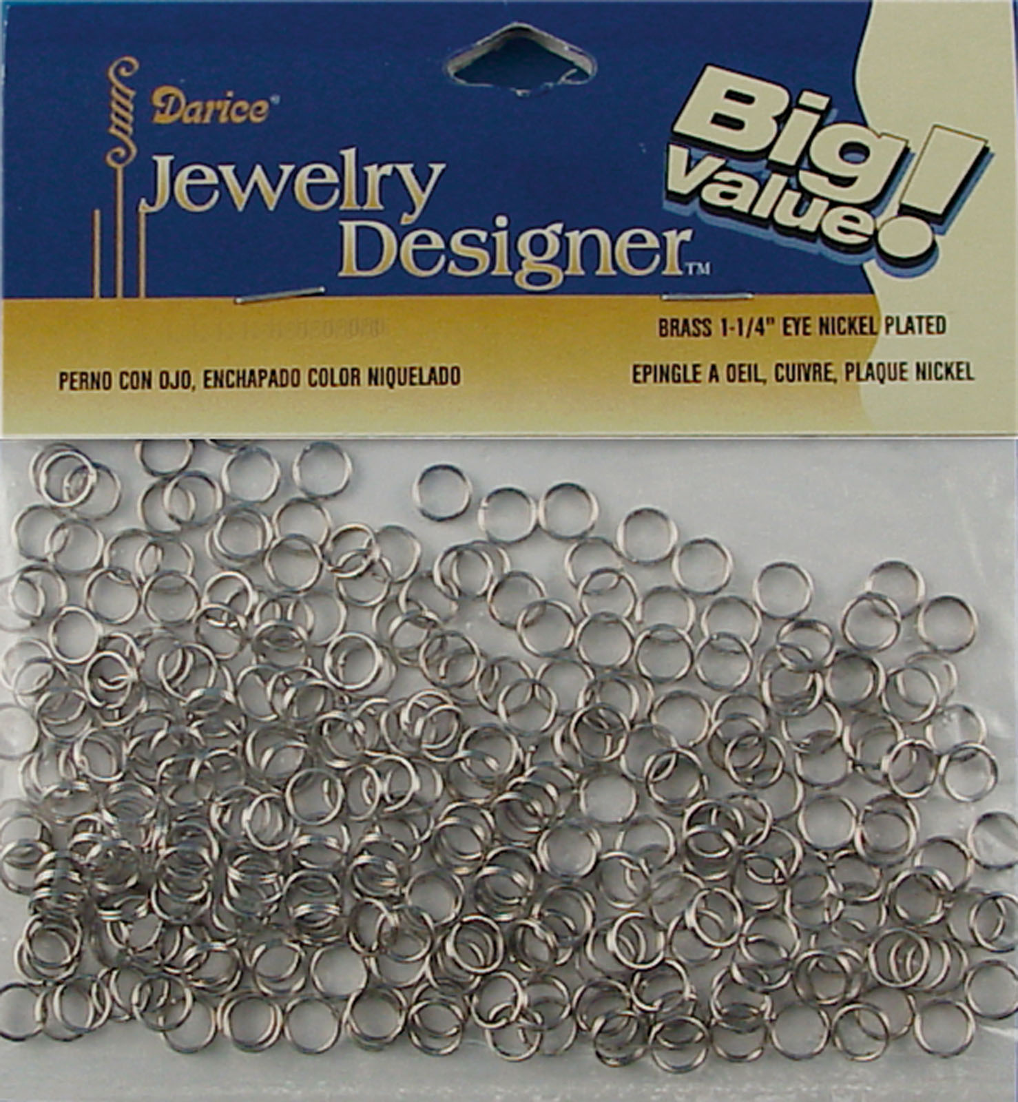 Vaessen Creative - ring dubbel 6mm - zilver 180st.