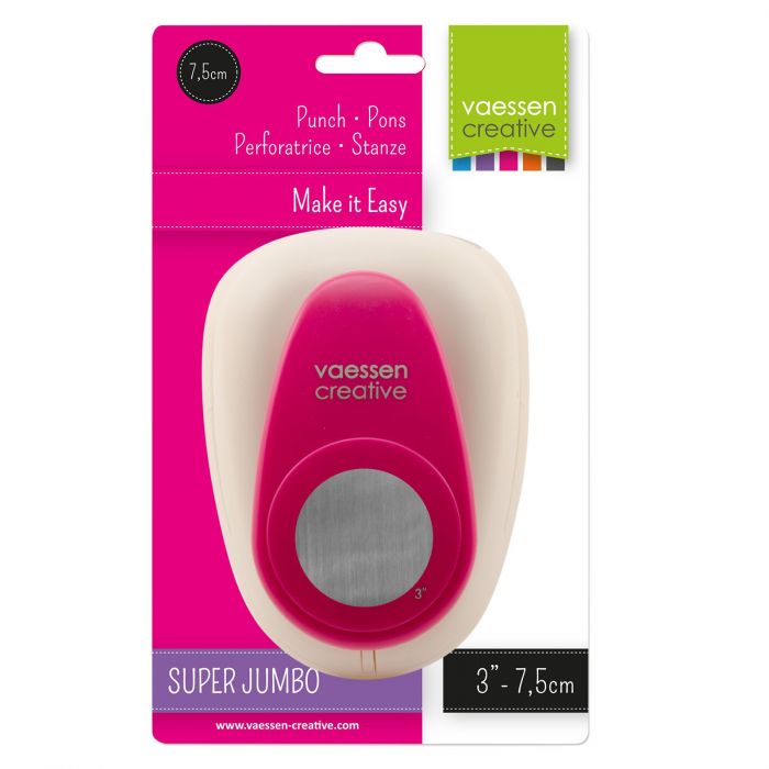 Vaessen Creative Super Jumbo pons – rond 7.5cm