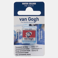 Van Gogh aquarelverf 1/2 napje 371 permanentrood donker