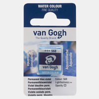 Van Gogh aquarelverf 1/2 napje 568 permanent blauw violet