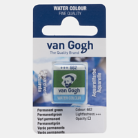Van Gogh aquarelverf 1/2 napje 662 permanentgroen