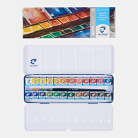 Van Gogh aquarelverf 1/2 napje - set 24 metaal