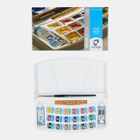 Van Gogh aquarelverf - set 18 napjes en 2 tubes 10 ml