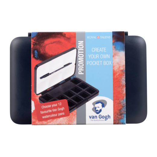 Van Gogh pocketbox - leeg donkerblauw
