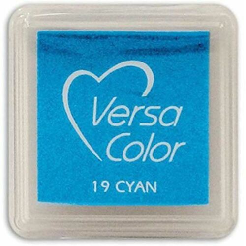 Versacolor inkpad 3x3 19 cyaan