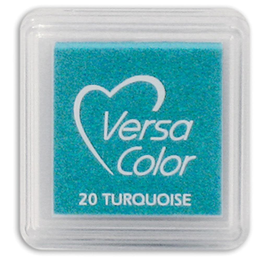 Versacolor inkpad 3x3 20 turquoise