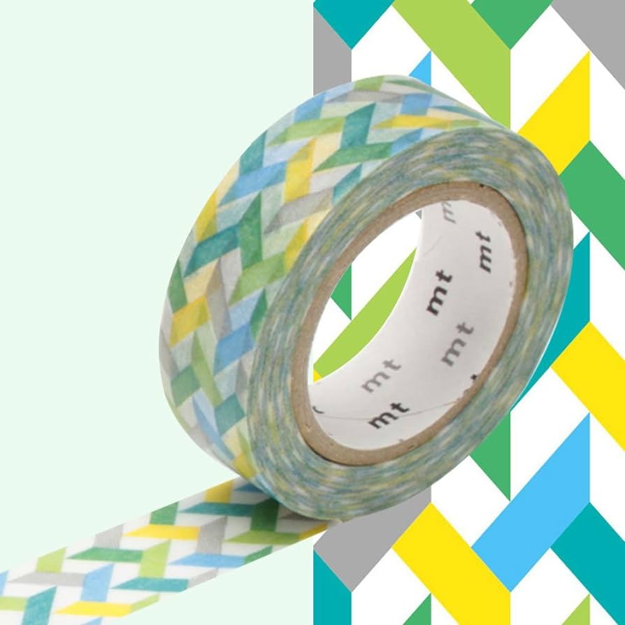 Washitape Ikigai - serie groen - slash green