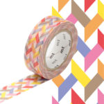 MT washitape basic - traingle and diamond pink