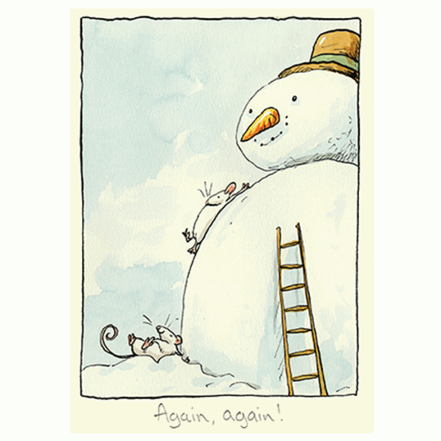 Wenskaart - again, again, Anita Jeram