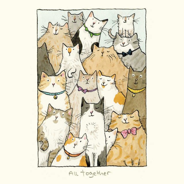 Wenskaart - All together, Anita Jeram